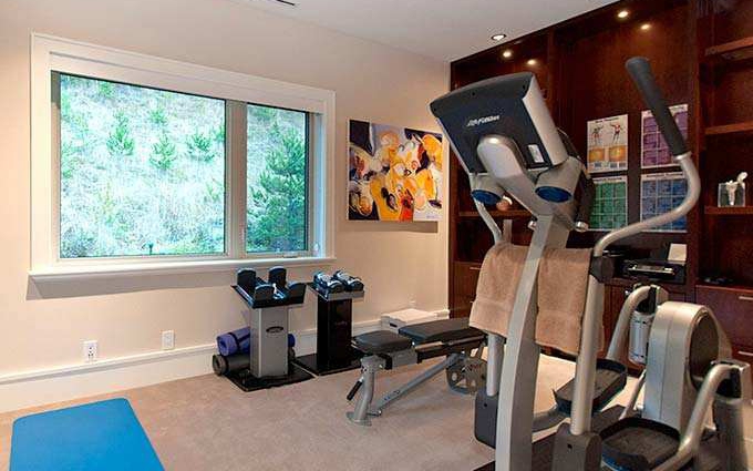 江门装修设计室内家庭健身房，让自己过上健康生活